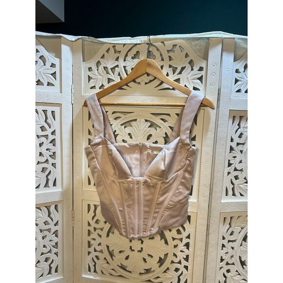 House of CB Liberty Crystal Satin Corset Size Small - Picture 4 of 9